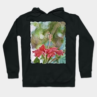 Tropical Hibiscus Flower Hoodie